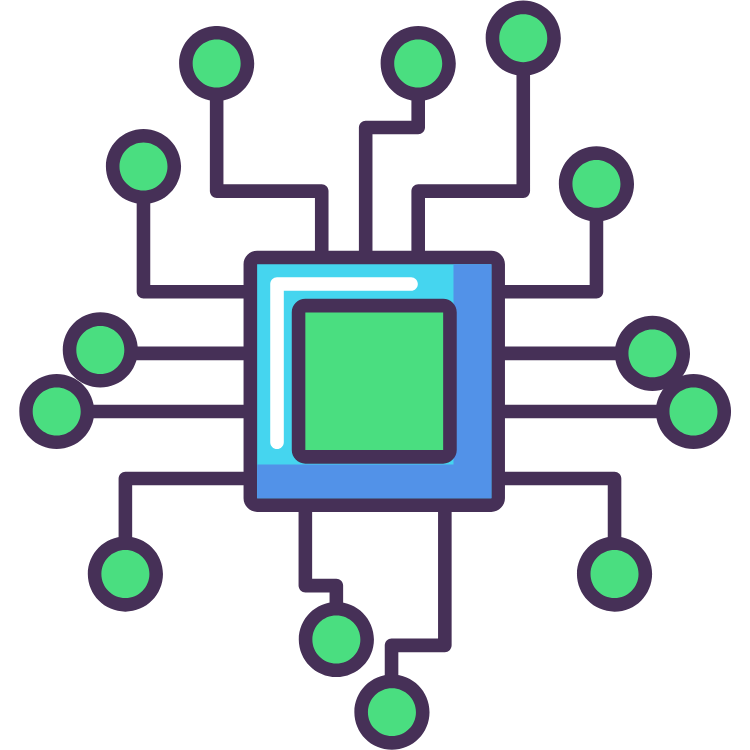 Digital chip graphic